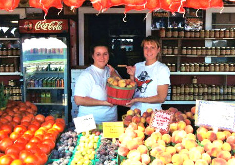 locally grown produce at Mark's Melon Patch near Albany Georgia.